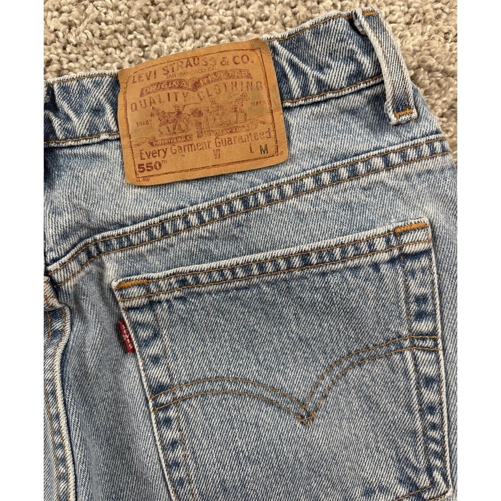 Levis 550 Made In USA Womens Jeans  Relaxed Fit Tapered Leg 16 Regular - Read‎ - Picture 8 of 10